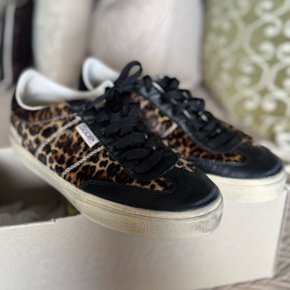 🎉MOVING SALE!!!🎉Golden Goose Soul Star Leopard Sneakers - Picture 6 of 13